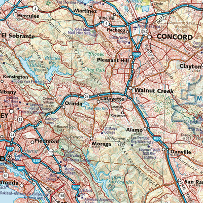 California Atlas Landscape Map Preview 3