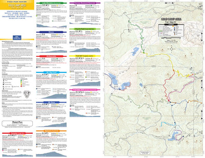 Trail Map#2, Gold Camp Area, Pikes Peak Region Series Preview 1