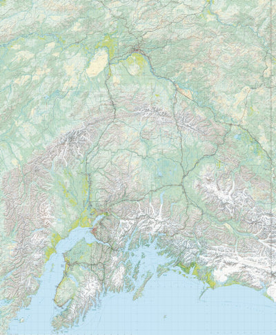 Alaska Atlas Central Landscape Maps Preview 1