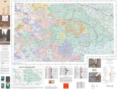 Idaho Panhandle National Forests - St. Joe National Forest Visitor Map 2018 Preview 1