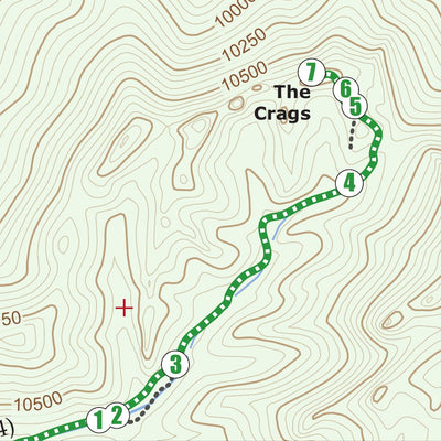 Trail Map #7, Pikes Peak Area, Pikes Peak Region Series Preview 3