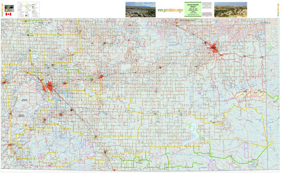 Rural Road Maps by GoTrekkers - Lethbridge SE 2021 Preview 1