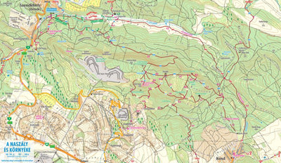 Naszály turista-biciklis térkép, tourist-biking map, Preview 1