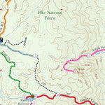Trail Map# 11, Rampart Range Area, Pikes Peak Region Series Preview 3