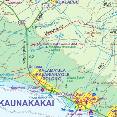 Molokai (Hawaii) 1:100,000 - ITMB Preview 2