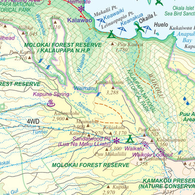 Molokai (Hawaii) 1:100,000 - ITMB Preview 3