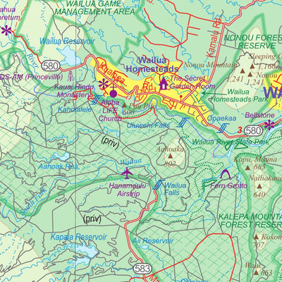 Kauai (Hawaii) 1:100,000 - ITMB Preview 3