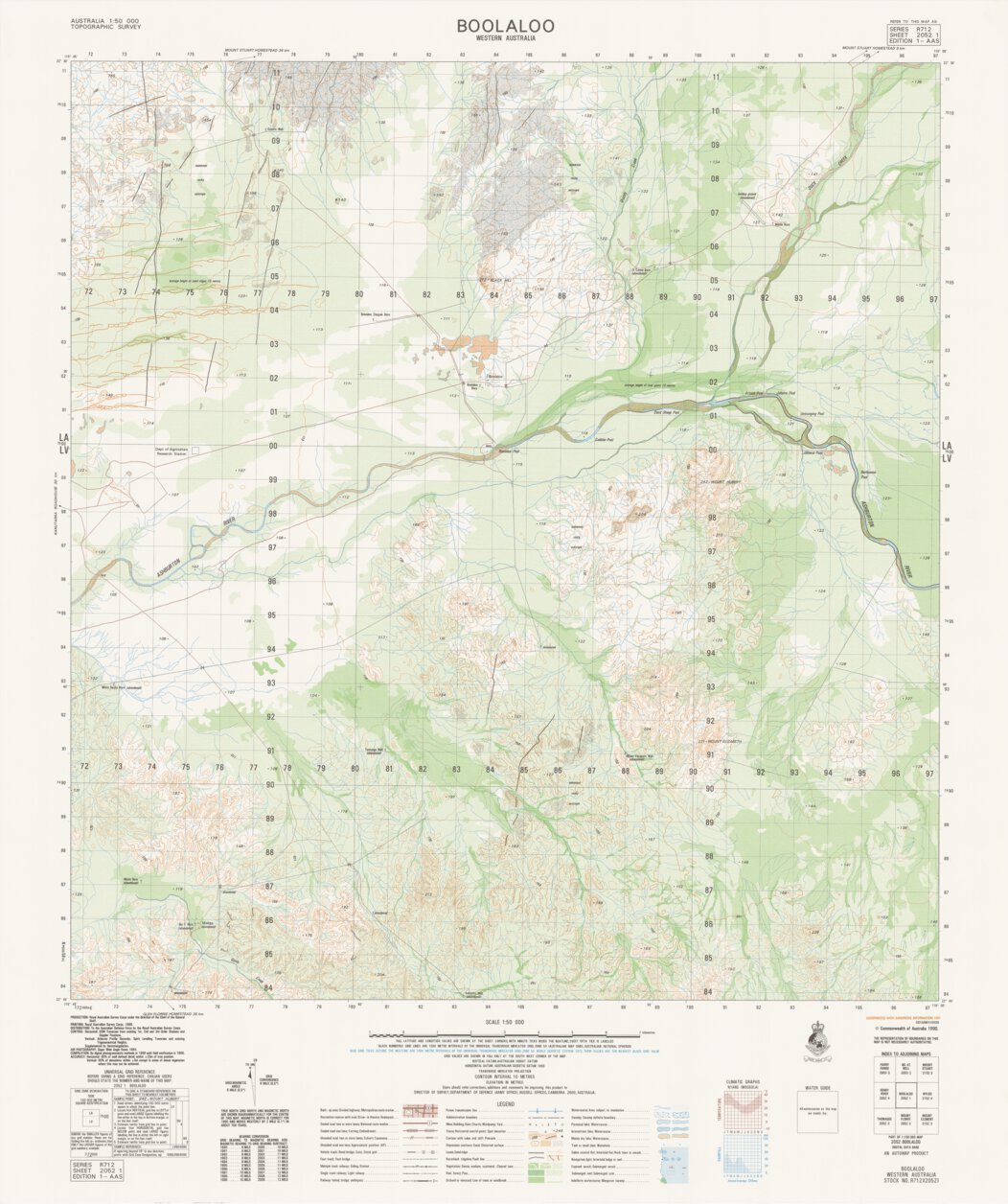 Boolaloo (2052-1) Map by Geoscience Australia | Avenza Maps