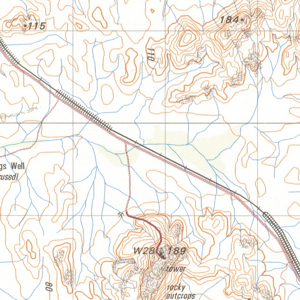 Karratha Python Pool Map Karratha (2256-2) Map by Geoscience Australia | Avenza Maps
