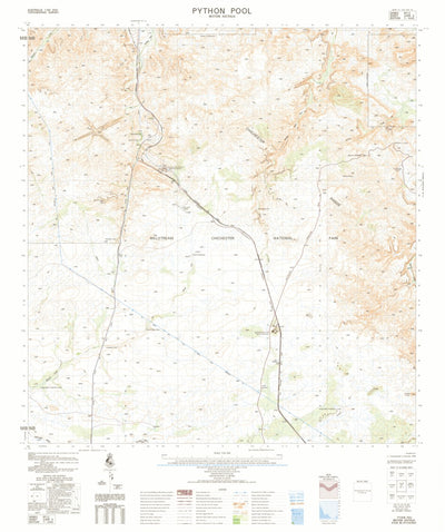 Python Pool Camping Python Pool (2355-3) Map by Geoscience Australia | Avenza Maps