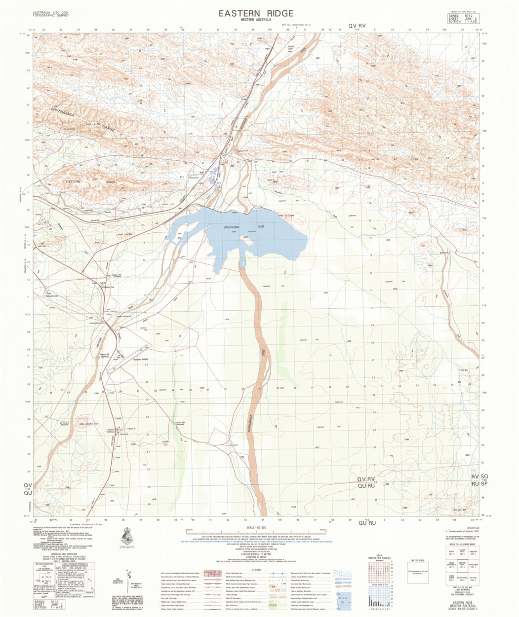 Eastern Ridge (2851-2) Map by Geoscience Australia | Avenza Maps