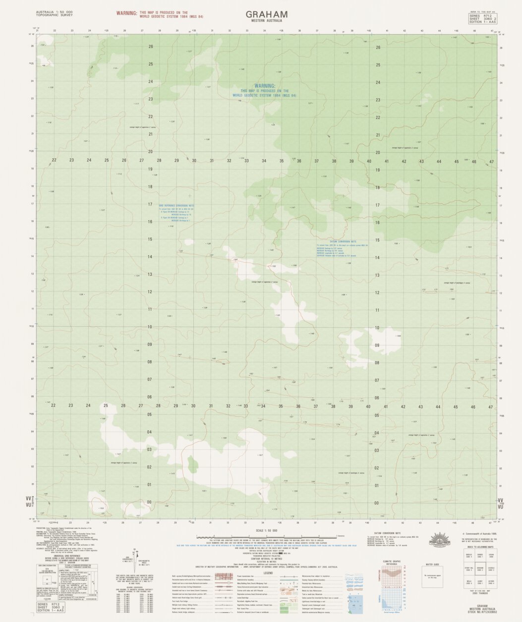 Graham (3360-2) Map by Geoscience Australia | Avenza Maps