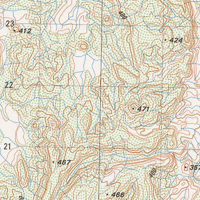 Edgar Ranges Map Mount Edgar (2955-3) Map by Geoscience Australia | Avenza Maps
