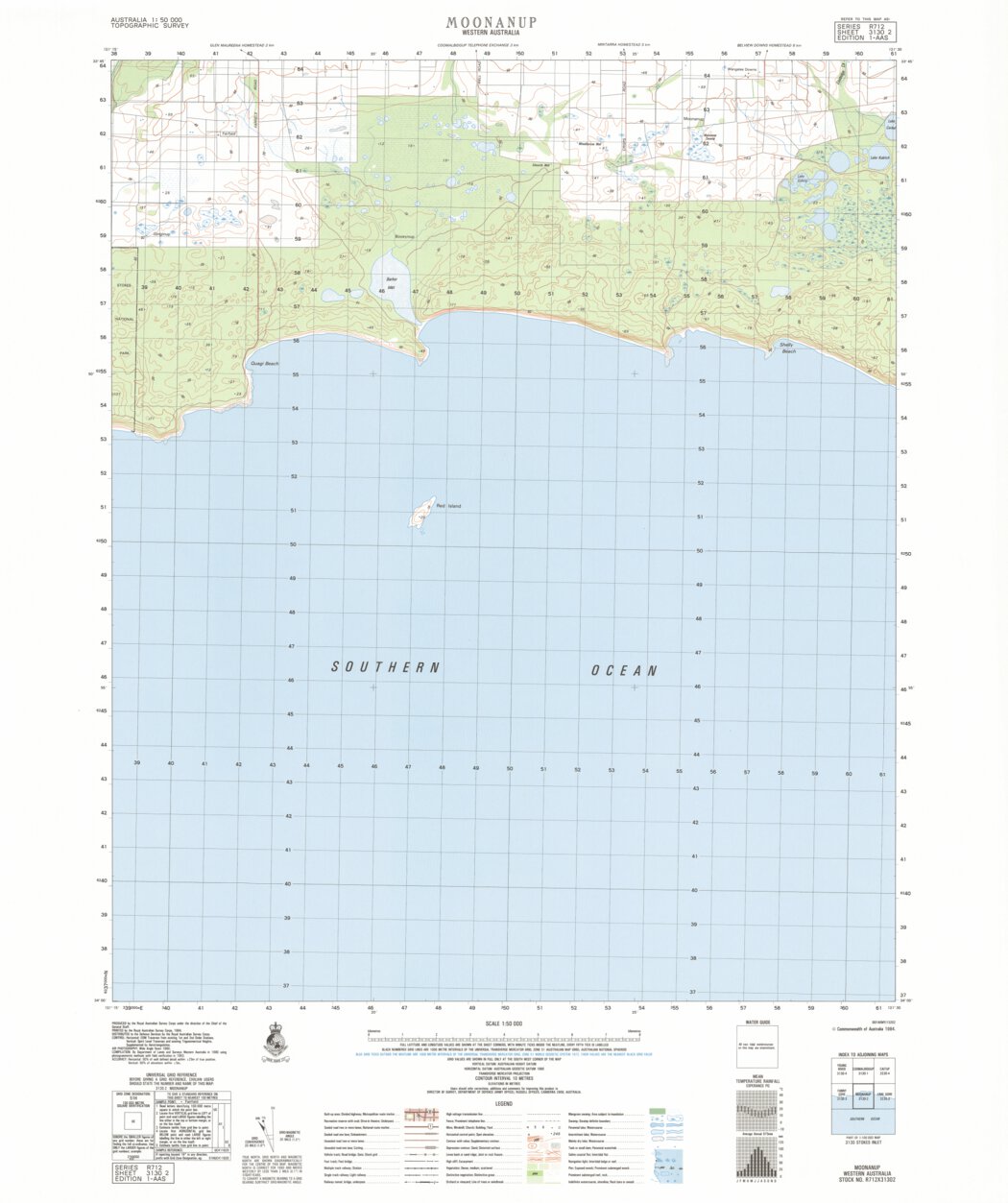 Moonanup (3130-2) Map by Geoscience Australia | Avenza Maps