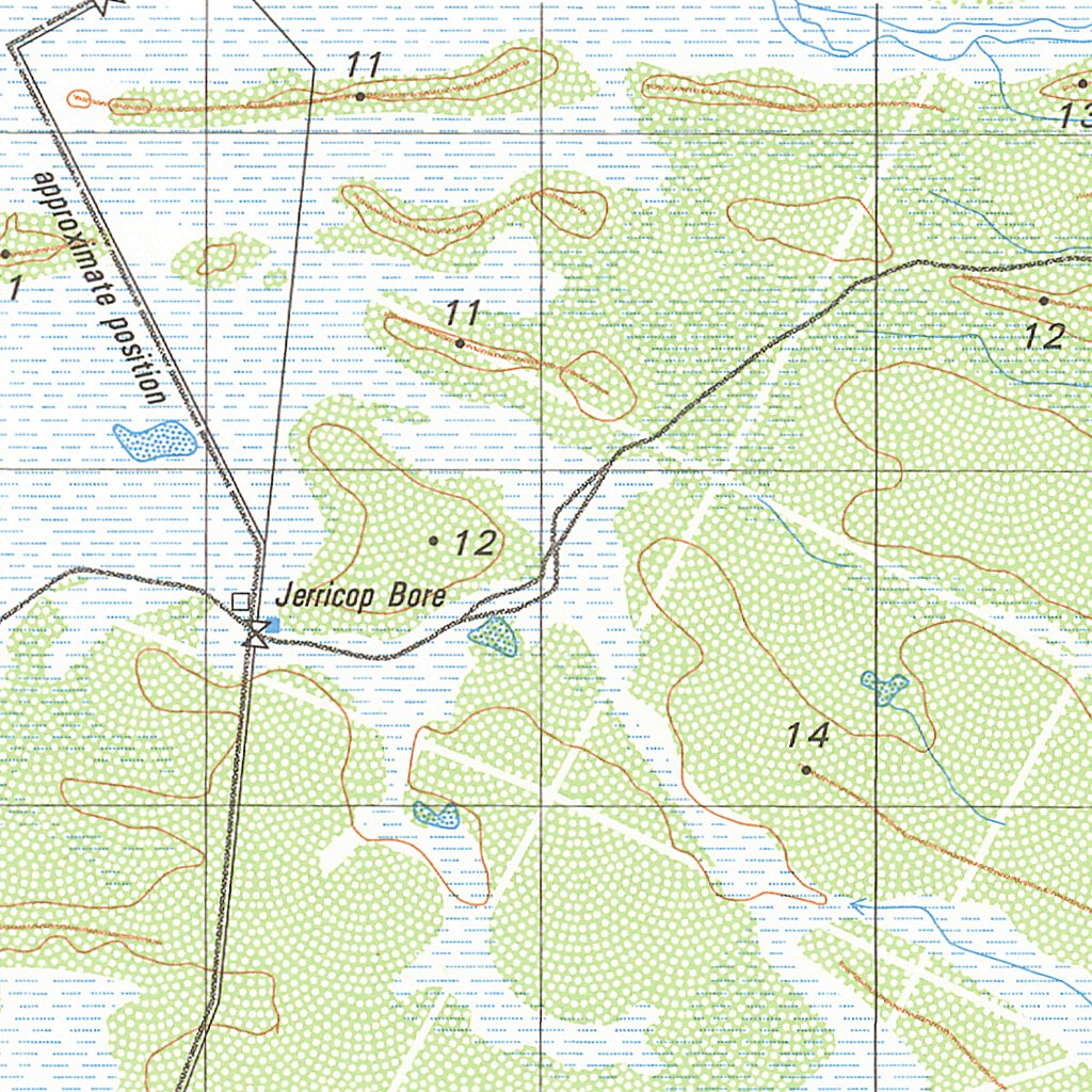 Lake Eda (3462-3) Map by Geoscience Australia | Avenza Maps