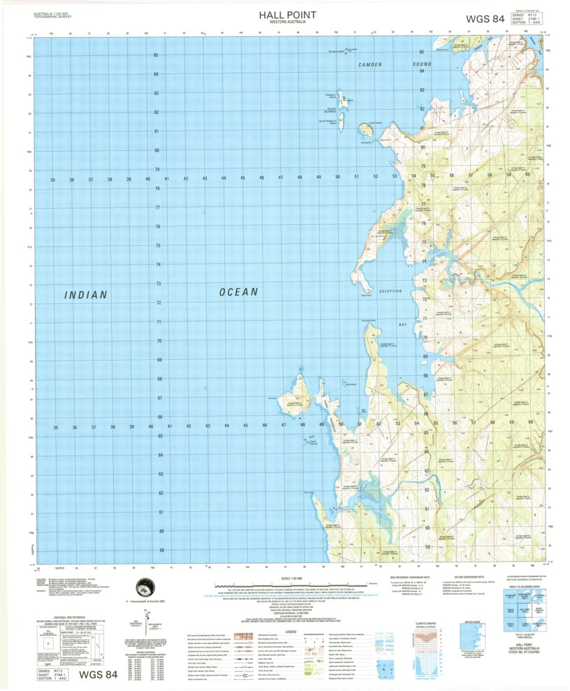 Hall Point (3766-1) Map by Geoscience Australia | Avenza Maps