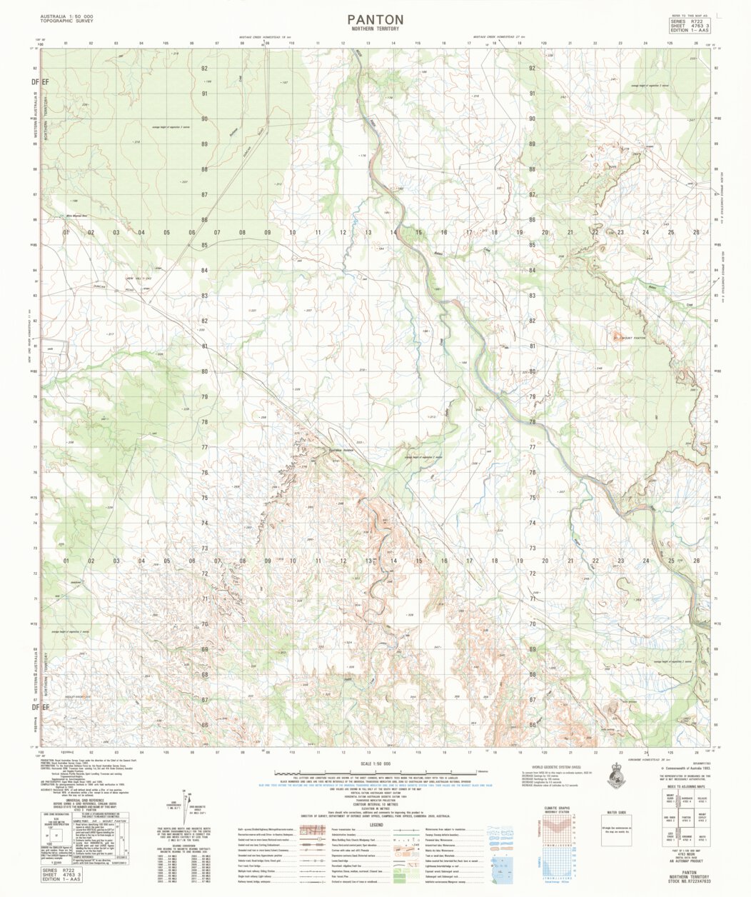 Panton (4763-3) Map by Geoscience Australia | Avenza Maps