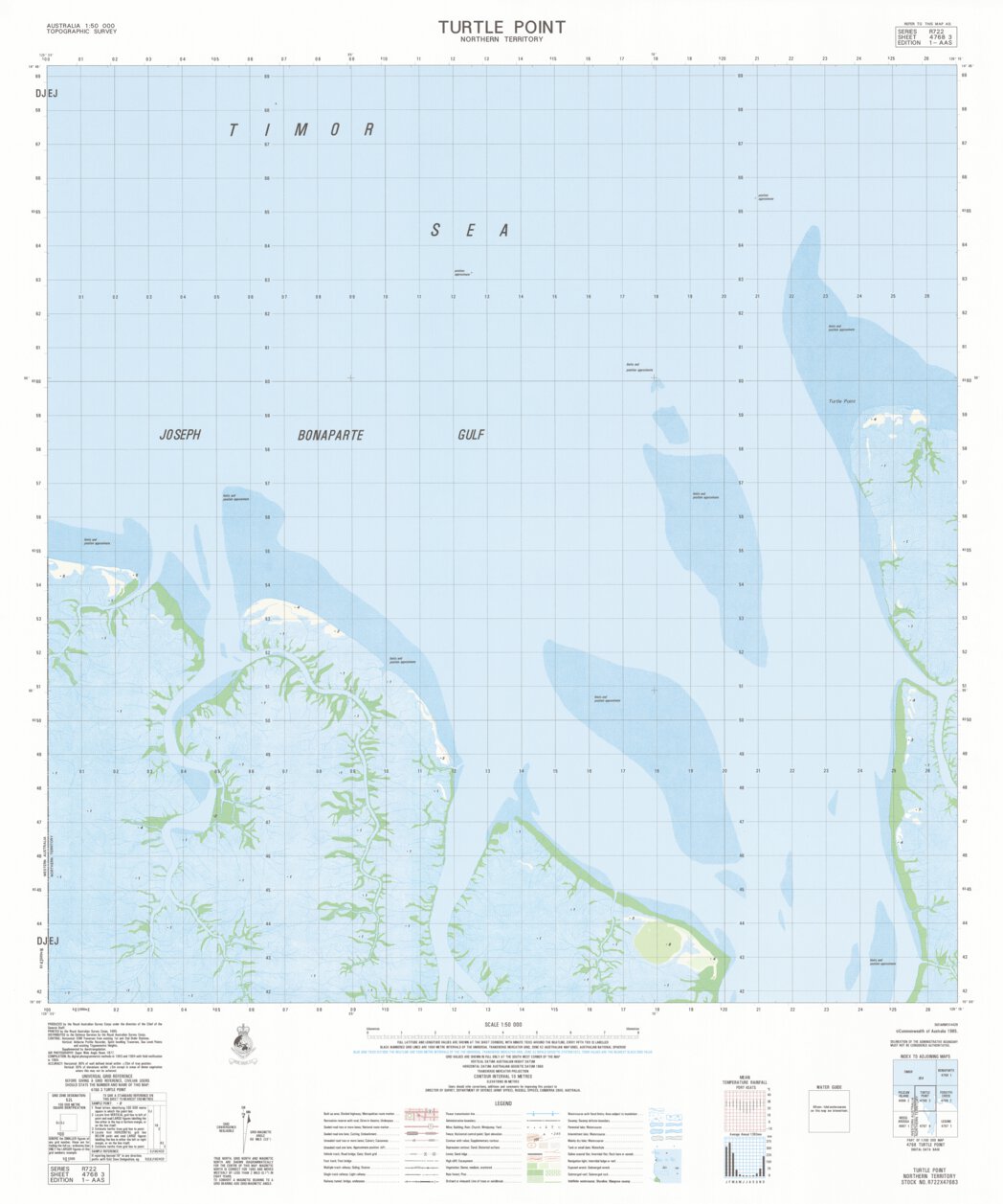 Turtle Point (4768-3) Map by Geoscience Australia | Avenza Maps