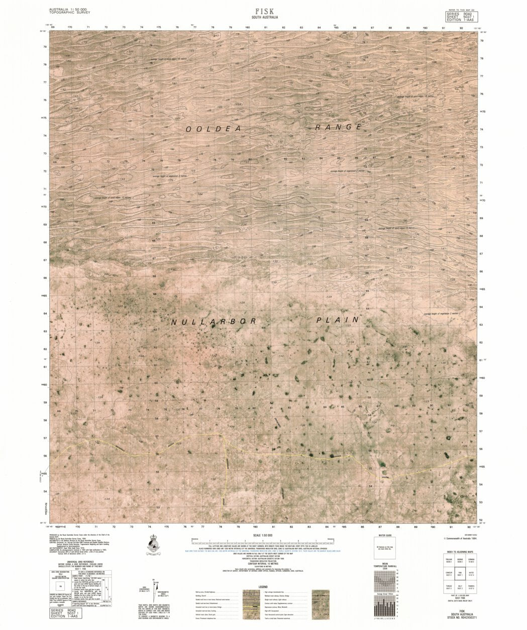 Fisk (5037-1) Map by Geoscience Australia | Avenza Maps