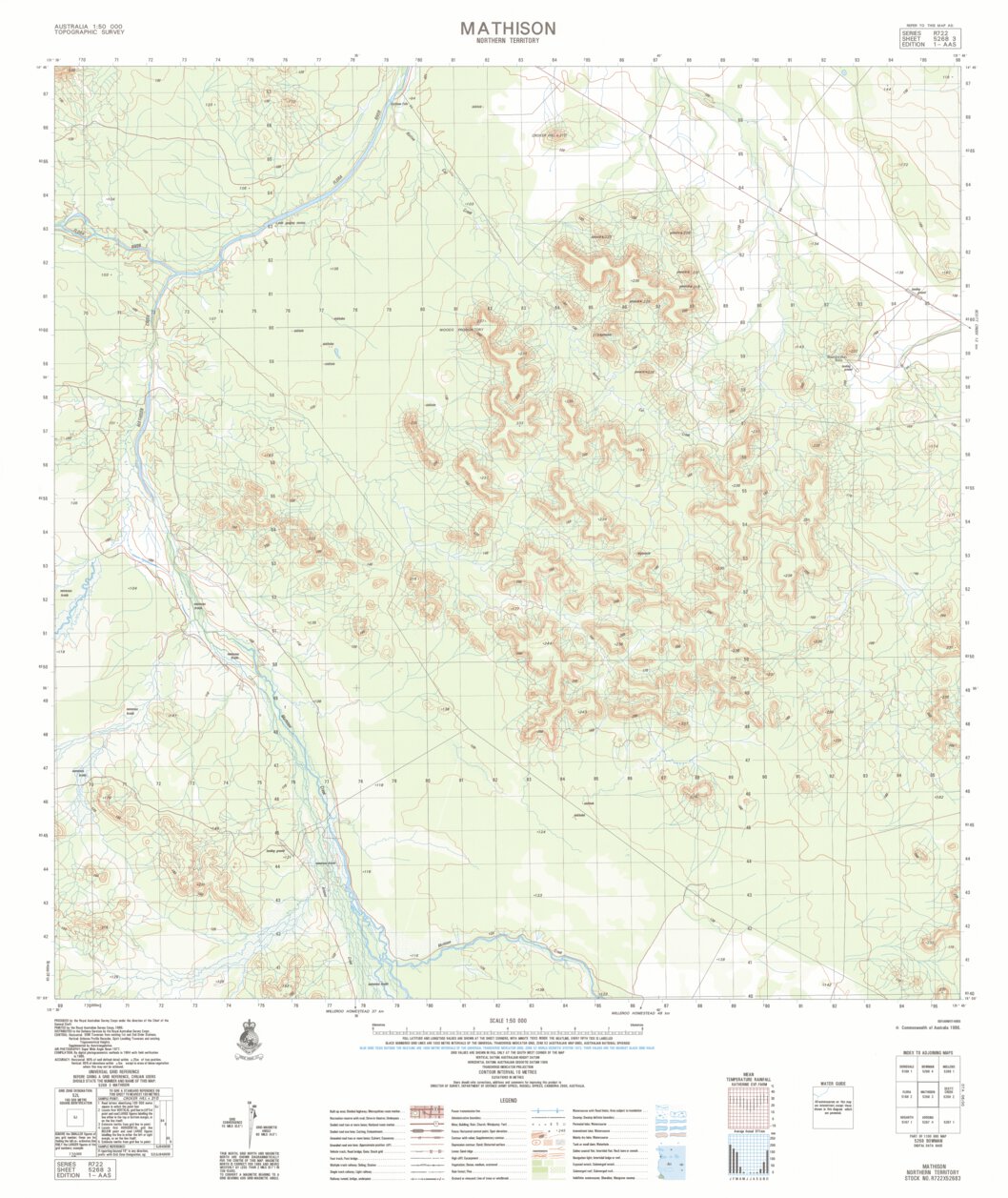 Mathison (5268-3) Map by Geoscience Australia | Avenza Maps