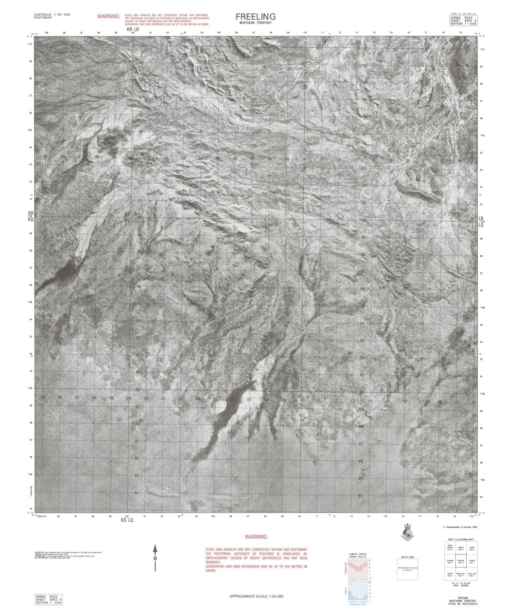 Freeling (5552-4) Map by Geoscience Australia | Avenza Maps