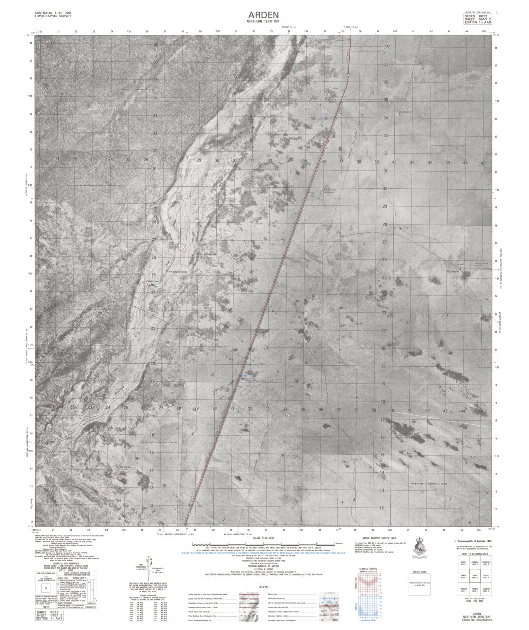 Arden (5553-2) Map by Geoscience Australia | Avenza Maps