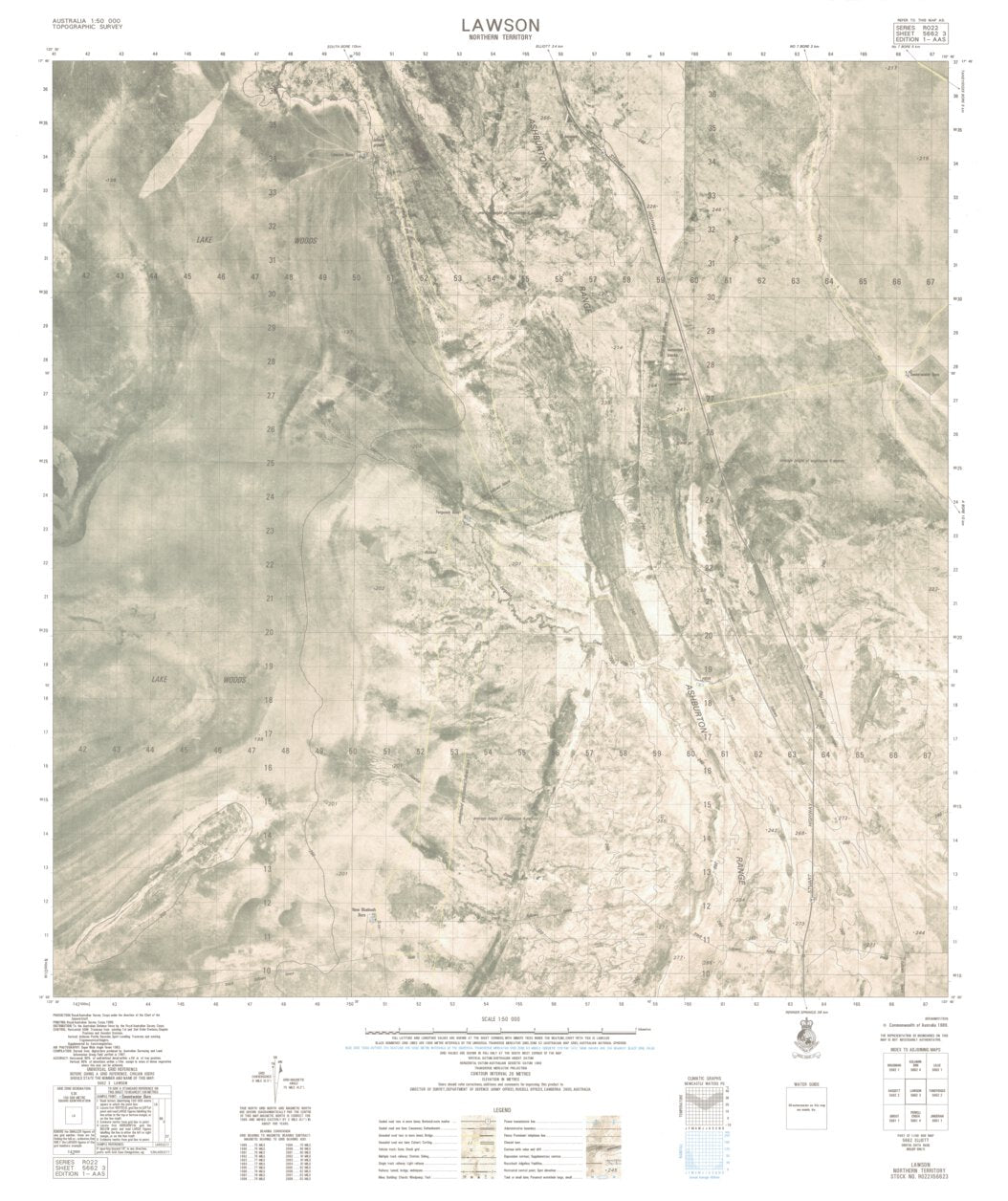 Lawson (5662-3) Map by Geoscience Australia | Avenza Maps