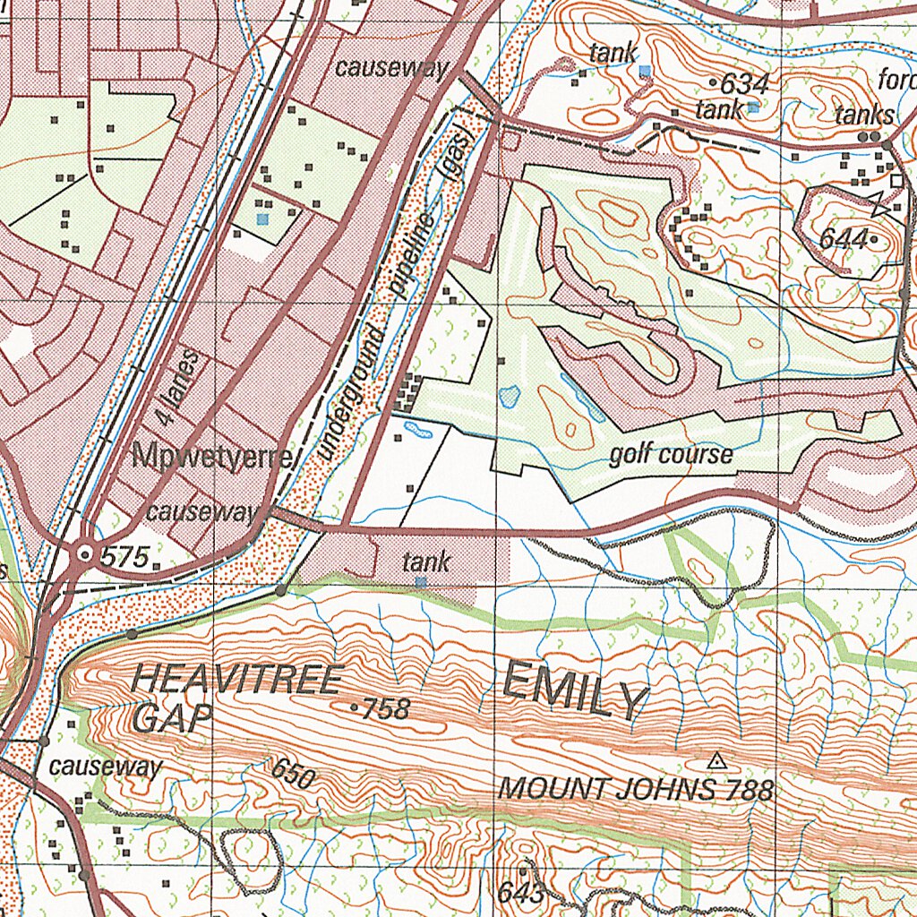 Alice Springs (5650-1) Map by Geoscience Australia | Avenza Maps