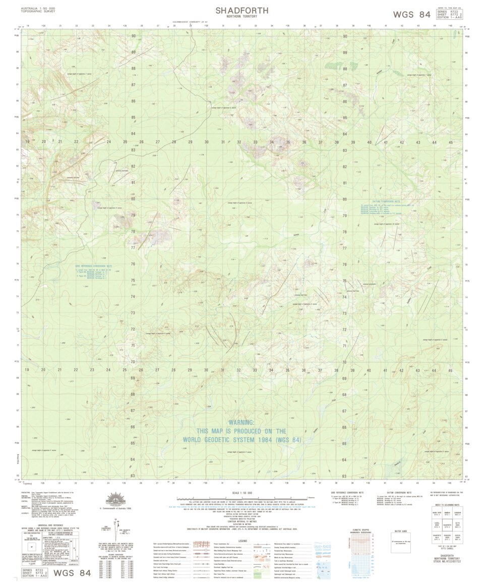 Shadforth Shadforth (5772-2) Map by Geoscience Australia | Avenza Maps