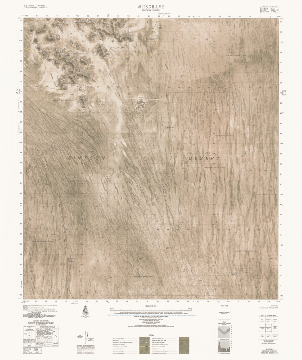 Musgrave (5847-3) Map by Geoscience Australia | Avenza Maps