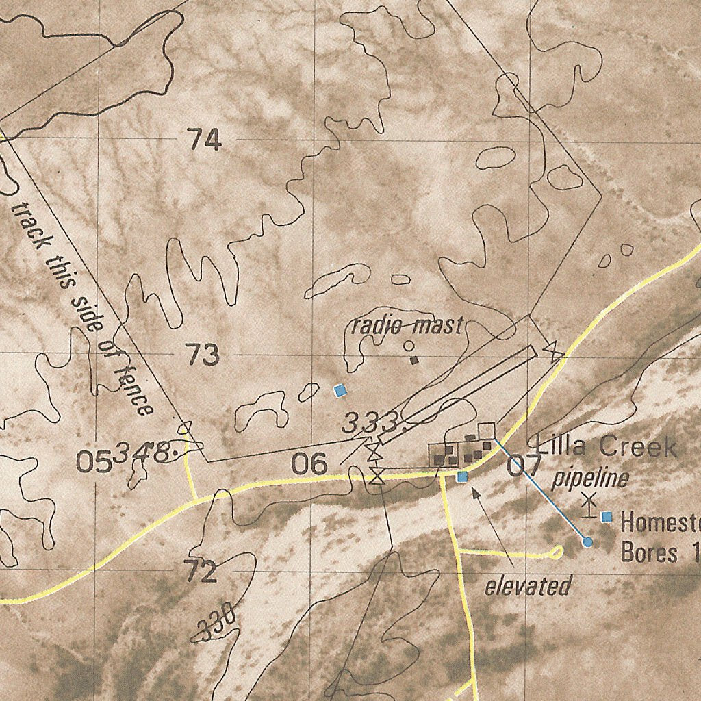 Lilla Creek (5746-4) Map by Geoscience Australia | Avenza Maps