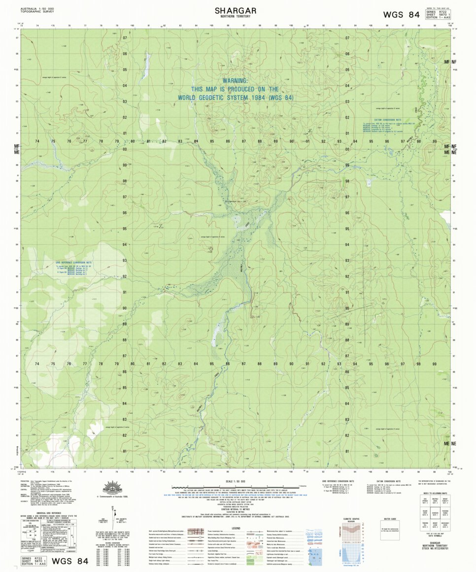 Shargar (5870-1) Map by Geoscience Australia | Avenza Maps