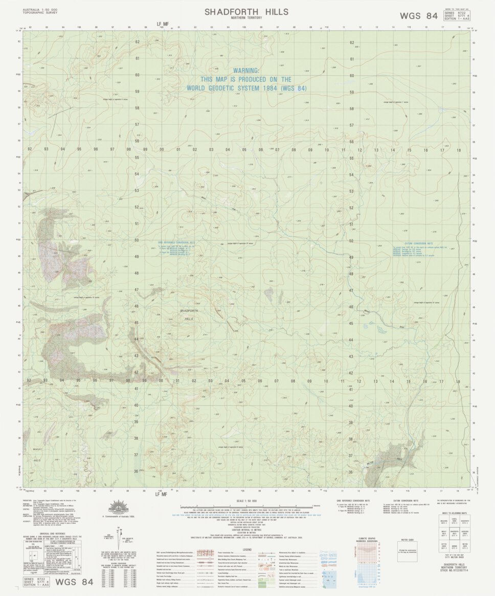Shadforth Hills (5771-4) Map by Geoscience Australia | Avenza Maps