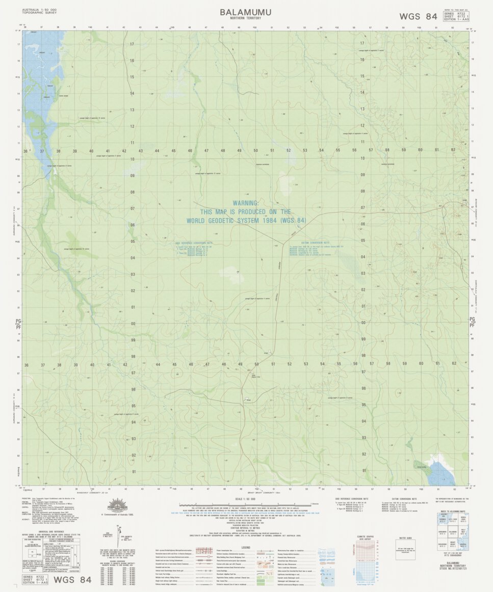 Balamumu (6172-1) Map by Geoscience Australia | Avenza Maps