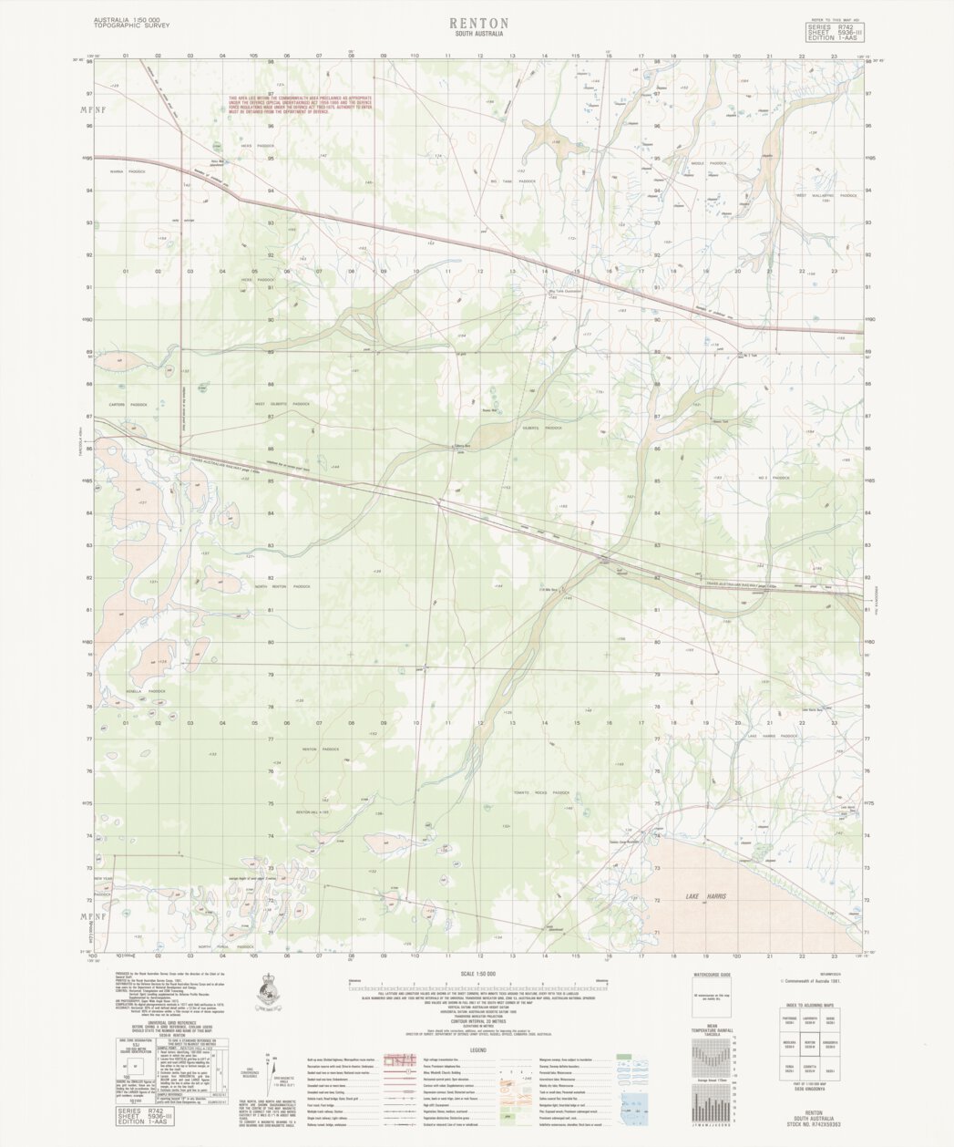 Renton (5936-3) Map by Geoscience Australia | Avenza Maps