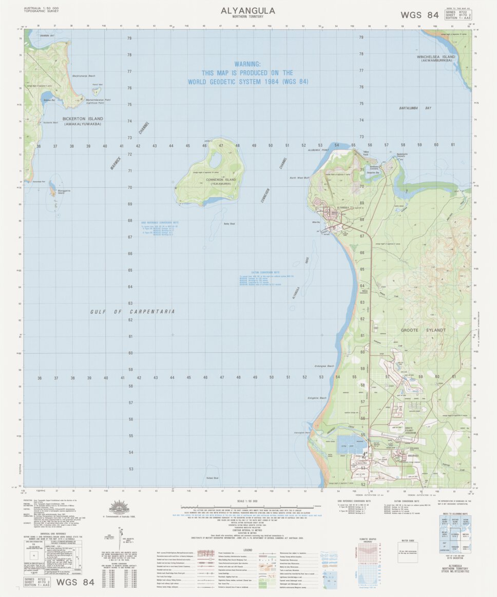 Alyangula (6170-2) Map by Geoscience Australia | Avenza Maps