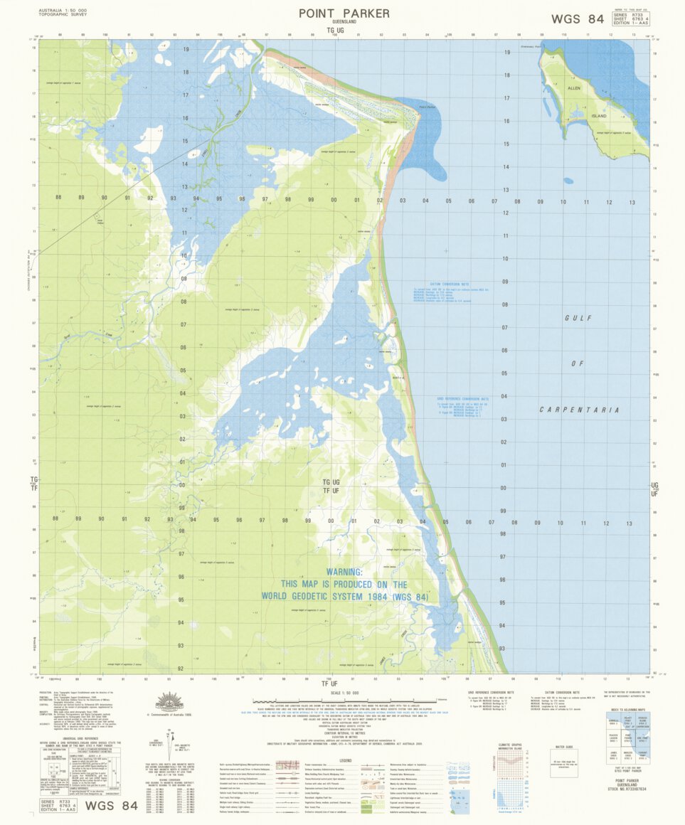 Point Parker (6763-4) Map by Geoscience Australia | Avenza Maps