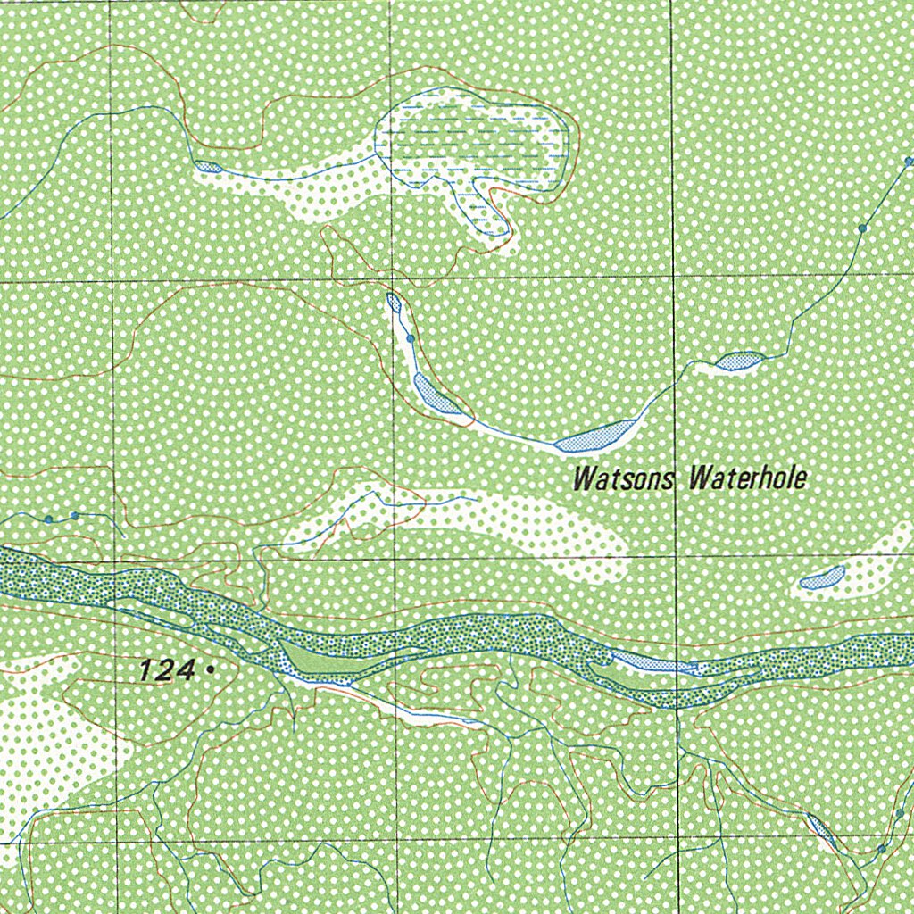 Watsons Waterhole (7463-1) Map by Geoscience Australia | Avenza Maps