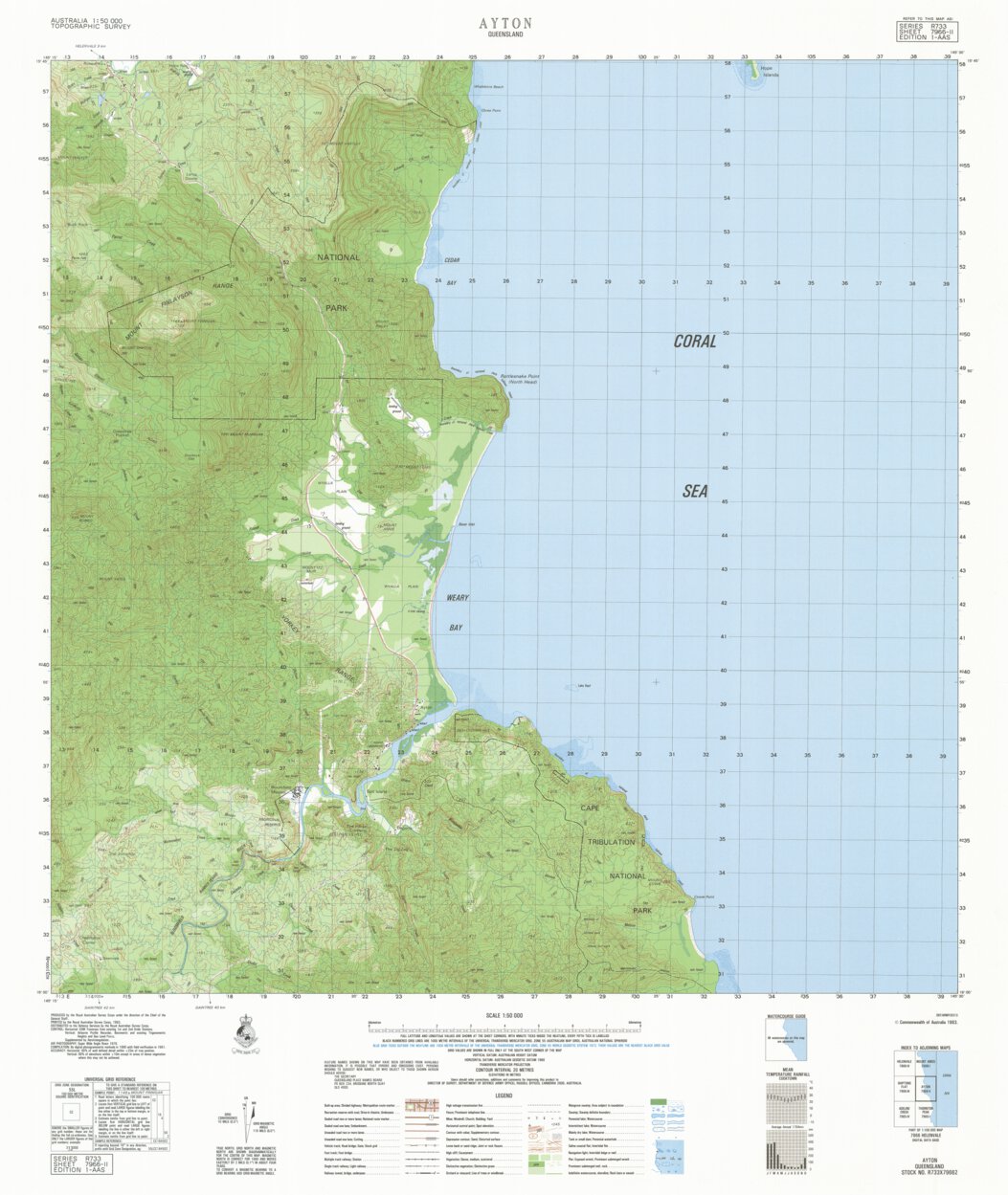 Ayton (7966-2) Map by Geoscience Australia | Avenza Maps