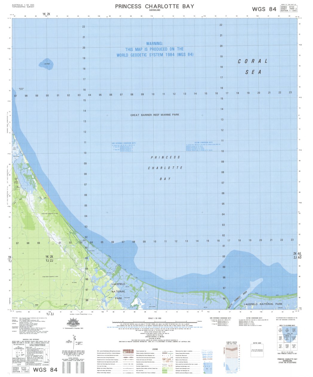 Princess Charlotte Bay (7669-2) Map by Geoscience Australia | Avenza Maps