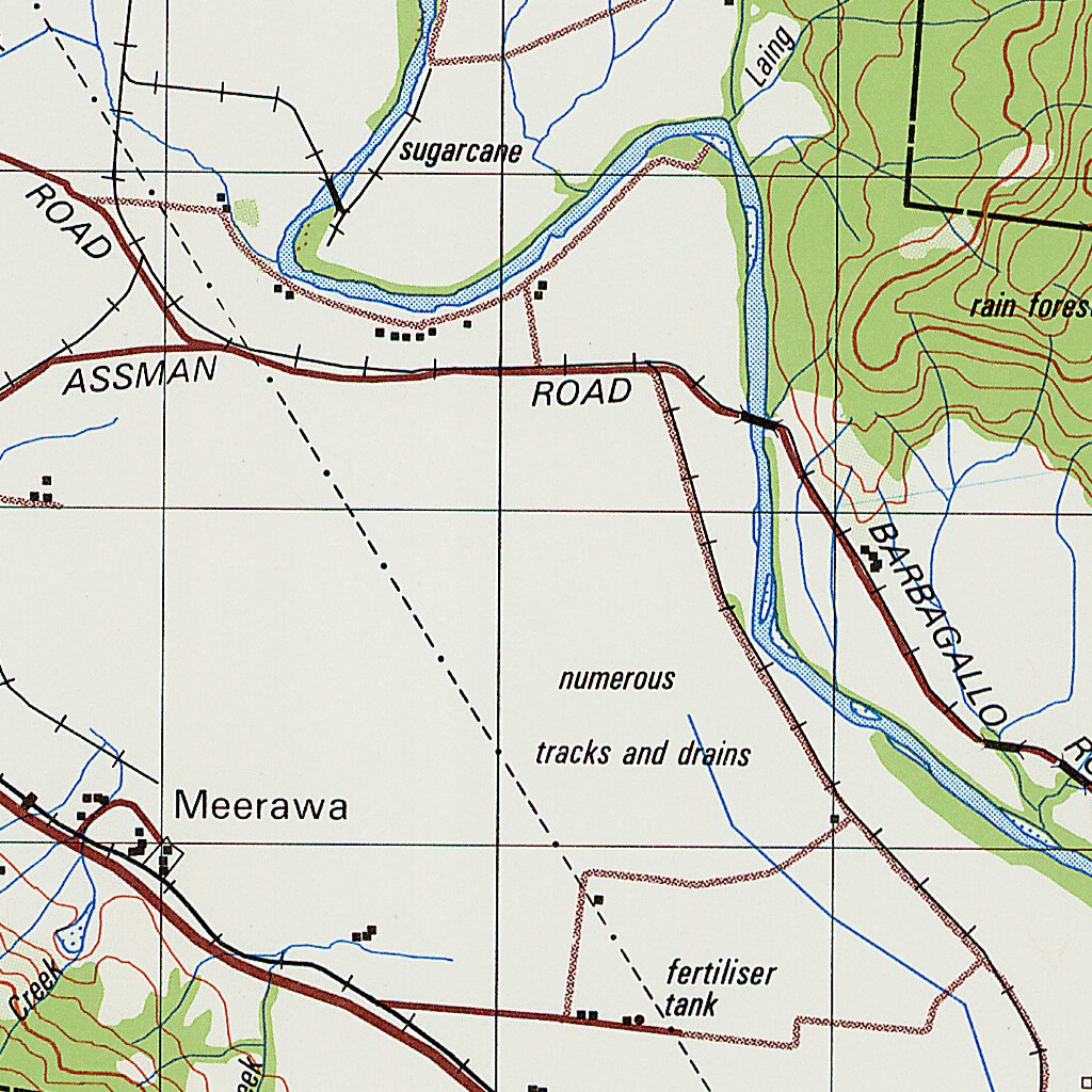 Gordonvale (8063-1) Map by Geoscience Australia | Avenza Maps