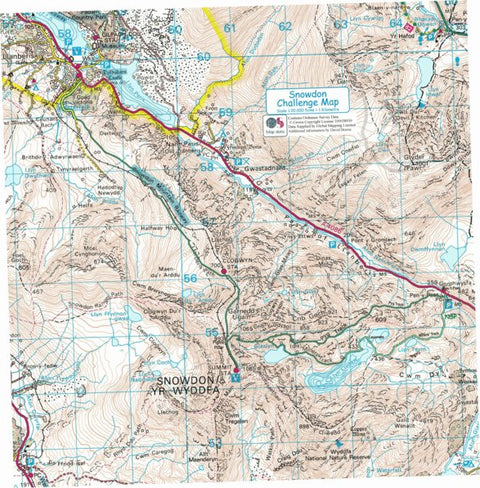 National 3 Peaks Snowdon summit map Preview 1