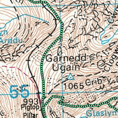National 3 Peaks Snowdon summit map Preview 3