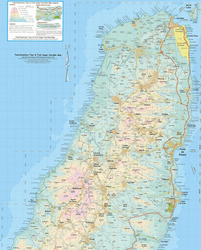 Fuerteventura Tour & Trail Map North sheet Preview 1