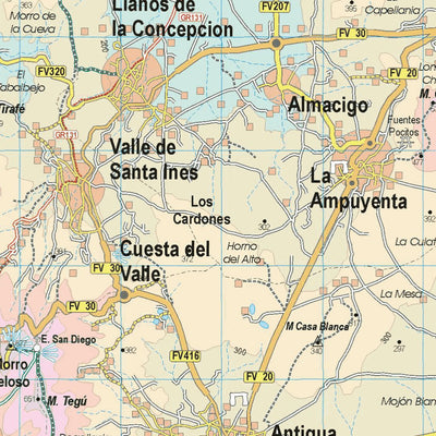 Fuerteventura Tour & Trail Map North sheet Preview 3