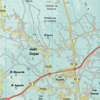 Fuerteventura Tour & Trail Map South East map sheet Preview 3