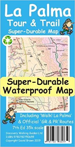 La Palma Tour & Trail Map North map sheet Preview 1