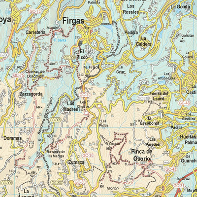Gran Canaria Tour & Trail Map Preview 3