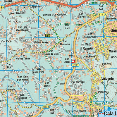 Ibiza Tour & Trail Map North East map sheet Preview 3