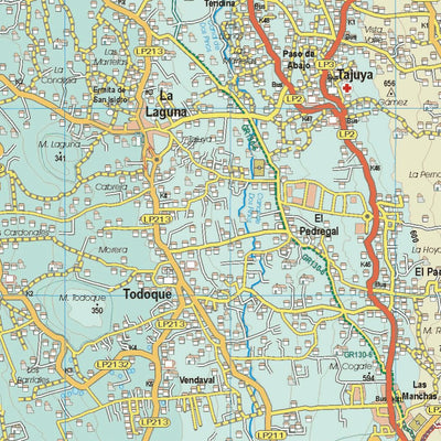 La Palma Tour & Trail Map South map sheet Preview 3